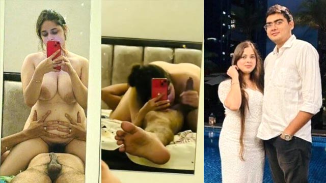 Beautiful Indian Wife Blowjob & Doggy Fucking Moaning
